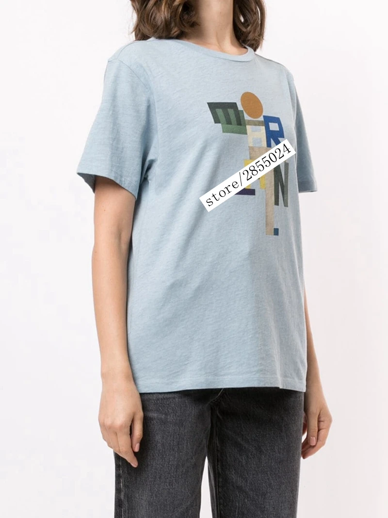 

Woman Tshirt 2021 New O Neck 100% Cotton Short Sleeve Print Tee
