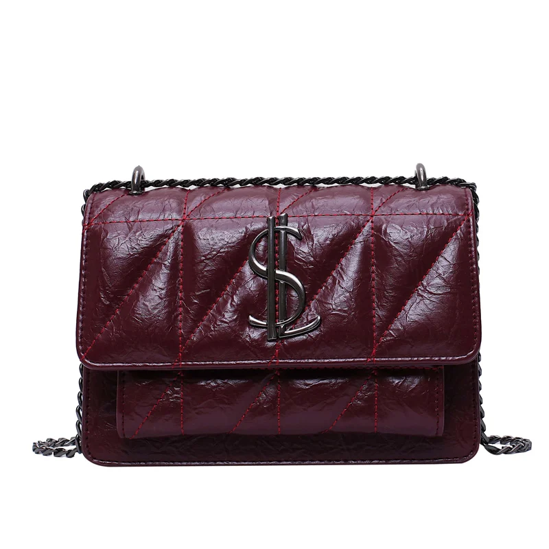 Red Style2 Роскошные сумки от известного бренда, женские дизайнерские сумки, классические клетчатые сумки через плечо, кожаные женские сумки-мессенджеры - Цвет: Red Style2
