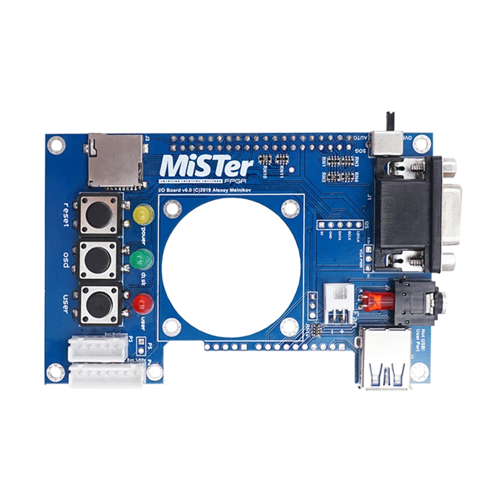 Плата ввода вывода VGA для аналогового видео аудио и аудиосигнала mr FPGA 3 5 мм Замена
