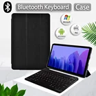 Складной чехол-подставка для планшета Samsung Galaxy Tab A 10,1 2019 T510 T515Tab A7 2020 T500 T505 10,4 + Bluetooth-клавиатура