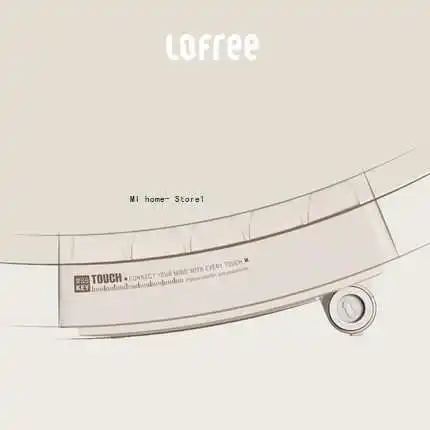 Беспроводная механическая клавиатура Xiaomi LOFREE Touch bluetooth игровой планшет для дома и