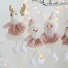 Яркий долговечный креативный подвесной декор в форме снеговика для гостиной
