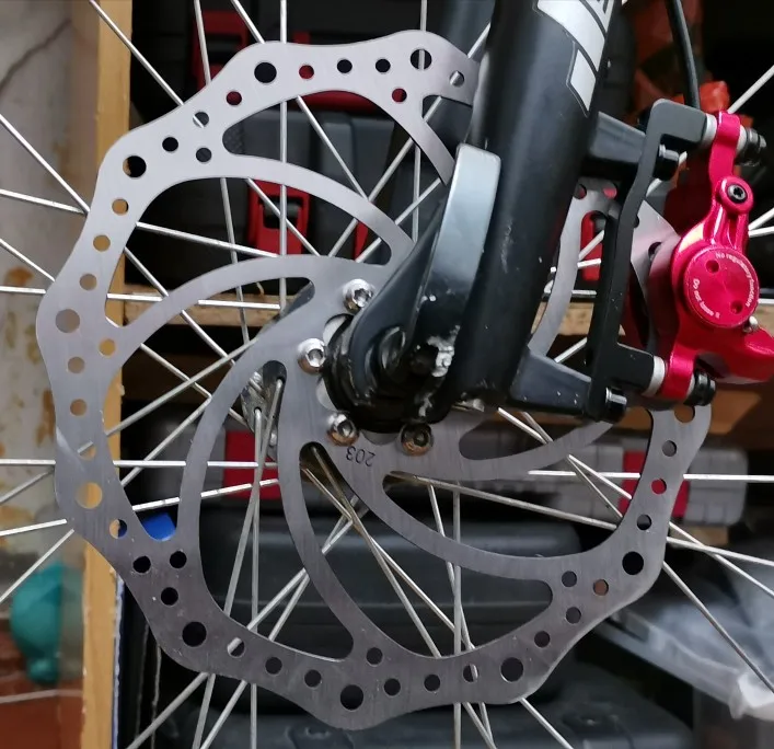 Велосипедный дисковый тормозной ротор с 6 болтами подходит для дорожного