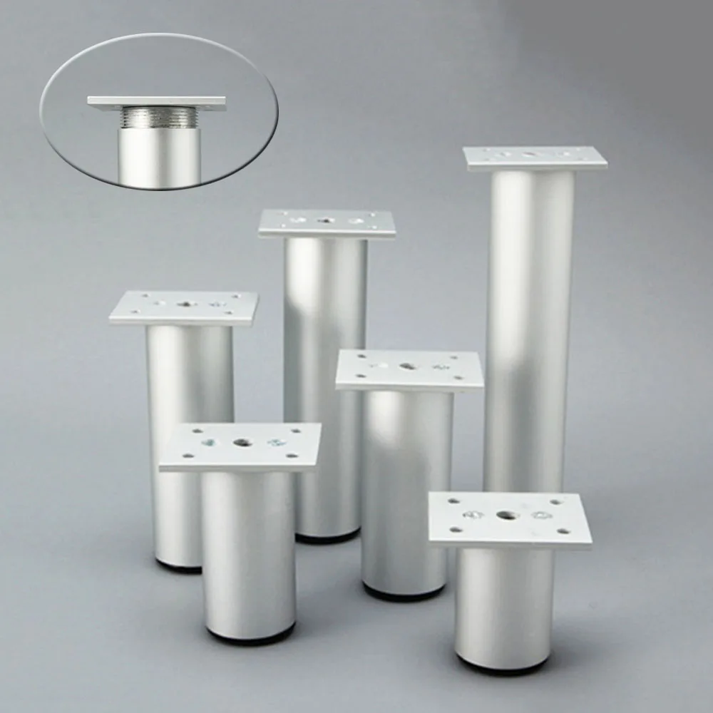 

1/4Pcs 80-300mm Furniture Feet Legs Adjustable Metal Furniture Legs As Replacement For Sofa TV Stands Cabinet Bed Legs