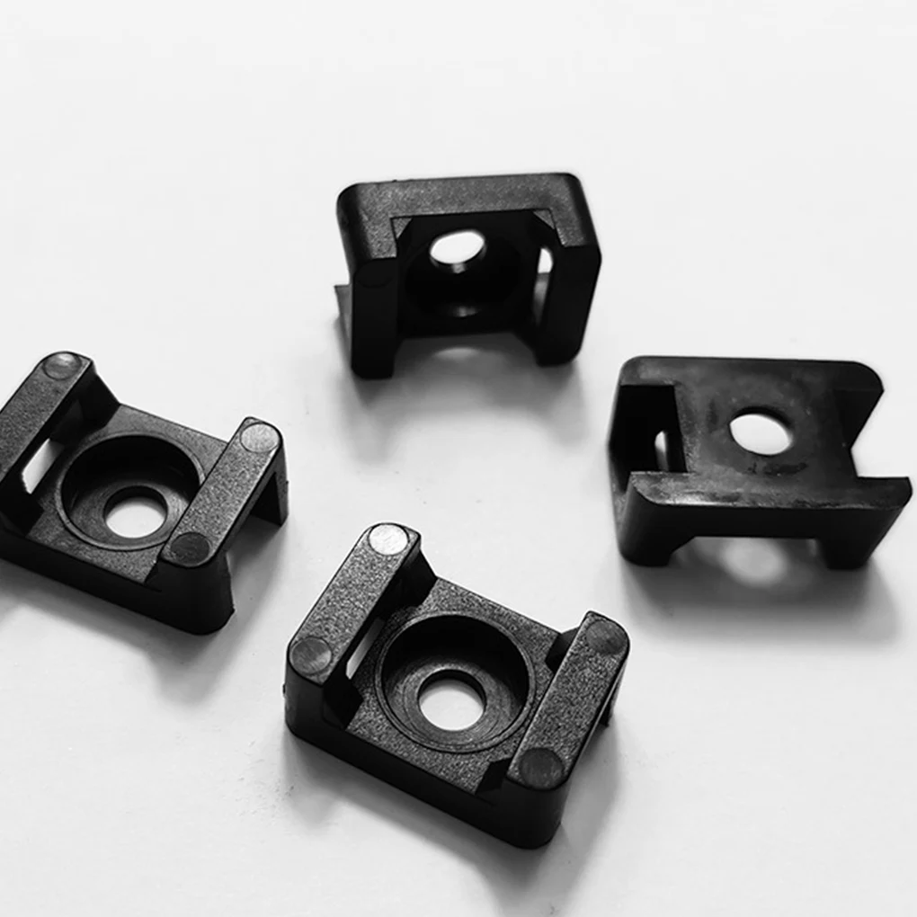 100 шт. крепежные зажимы для кабельных стяжек Тип седла держатель проводов