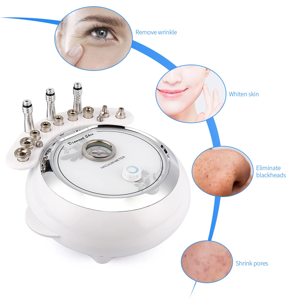 Алмазная микродермабразия машина Вакуумный спрей терапия массаж 110 240 В удаление