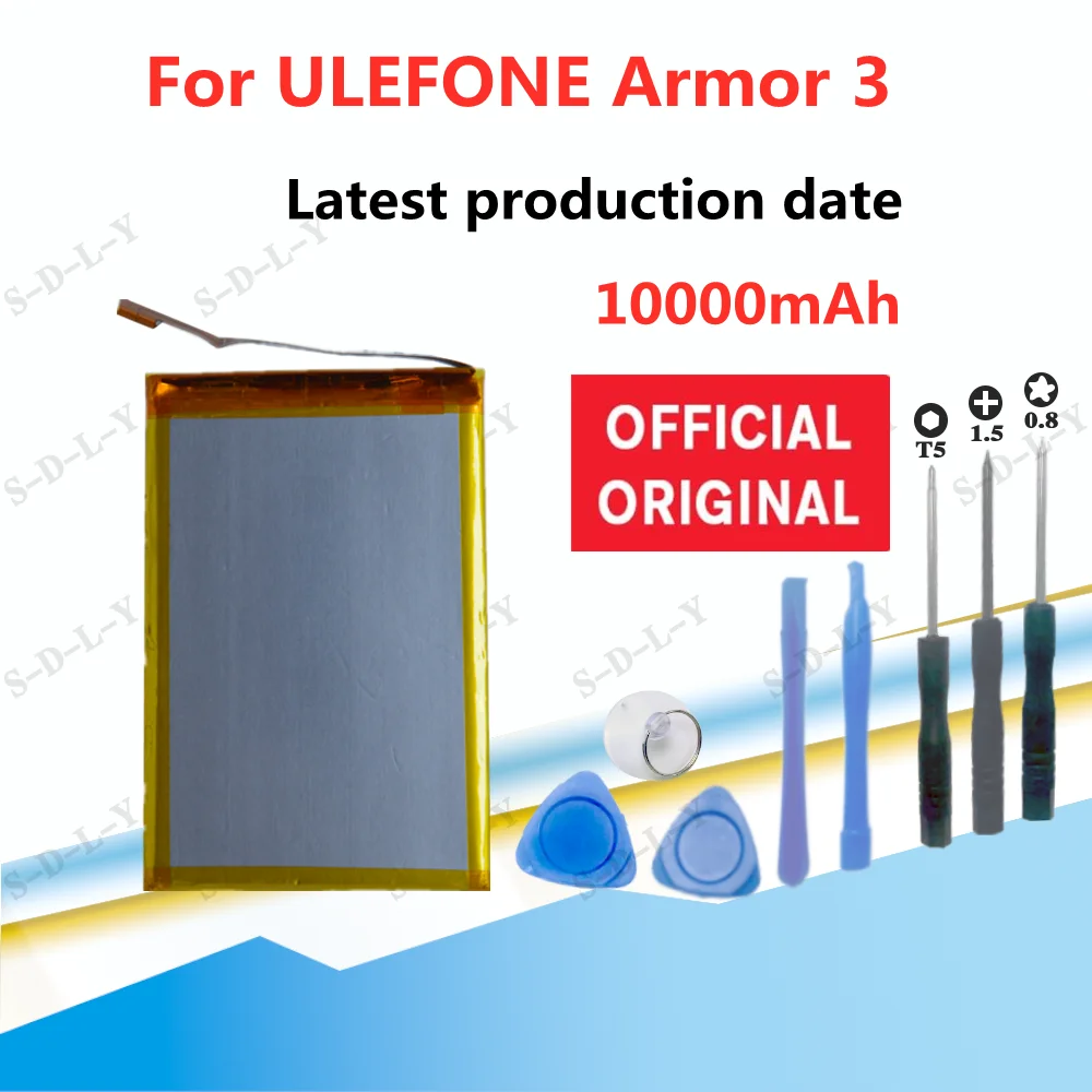 

100% Оригинальный аккумулятор 10300 мАч для Ulefone Armor 3 3T/3W мобильный телефон, последнее производство, высокое качество + инструмент