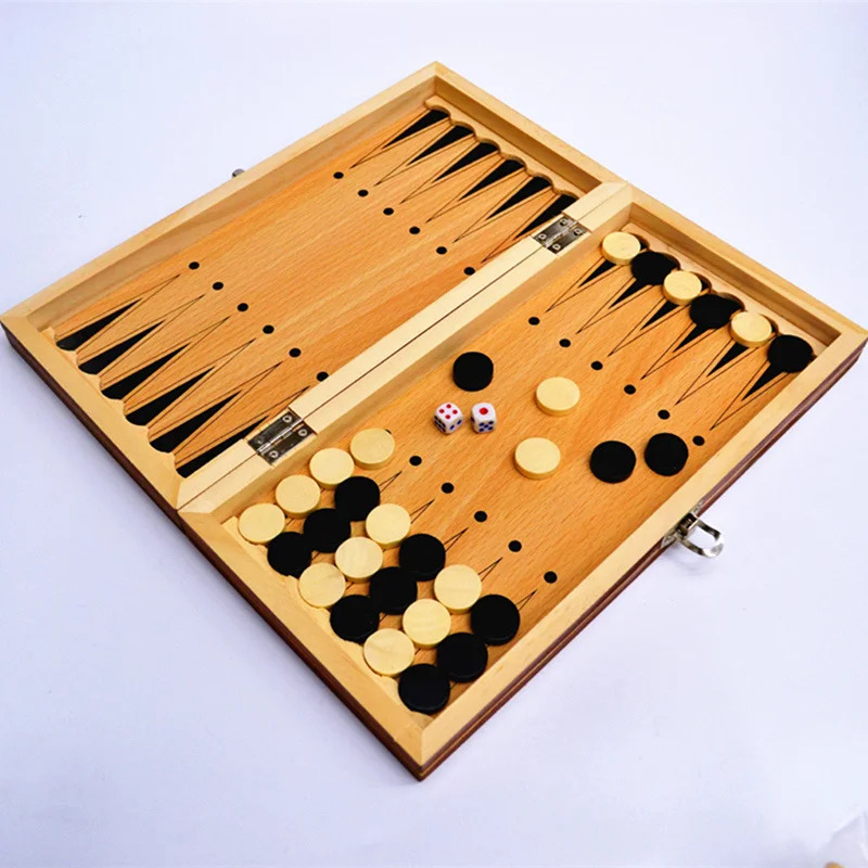 Шахматная игра супер Магнитные деревянные шашки нарды 3 в 1 старинные шахматы