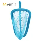 Мужское нижнее белье мини, прозрачные сетчатые мужские трусы с выпуклым мешочком