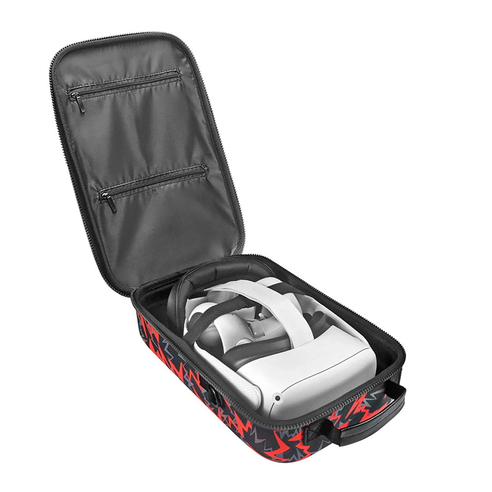 

VR Glasses Lens Protection Pad Storage Bag Travel Shoulder Bag Carrying Case For Oculus Quest / Quest 2 VR Headset