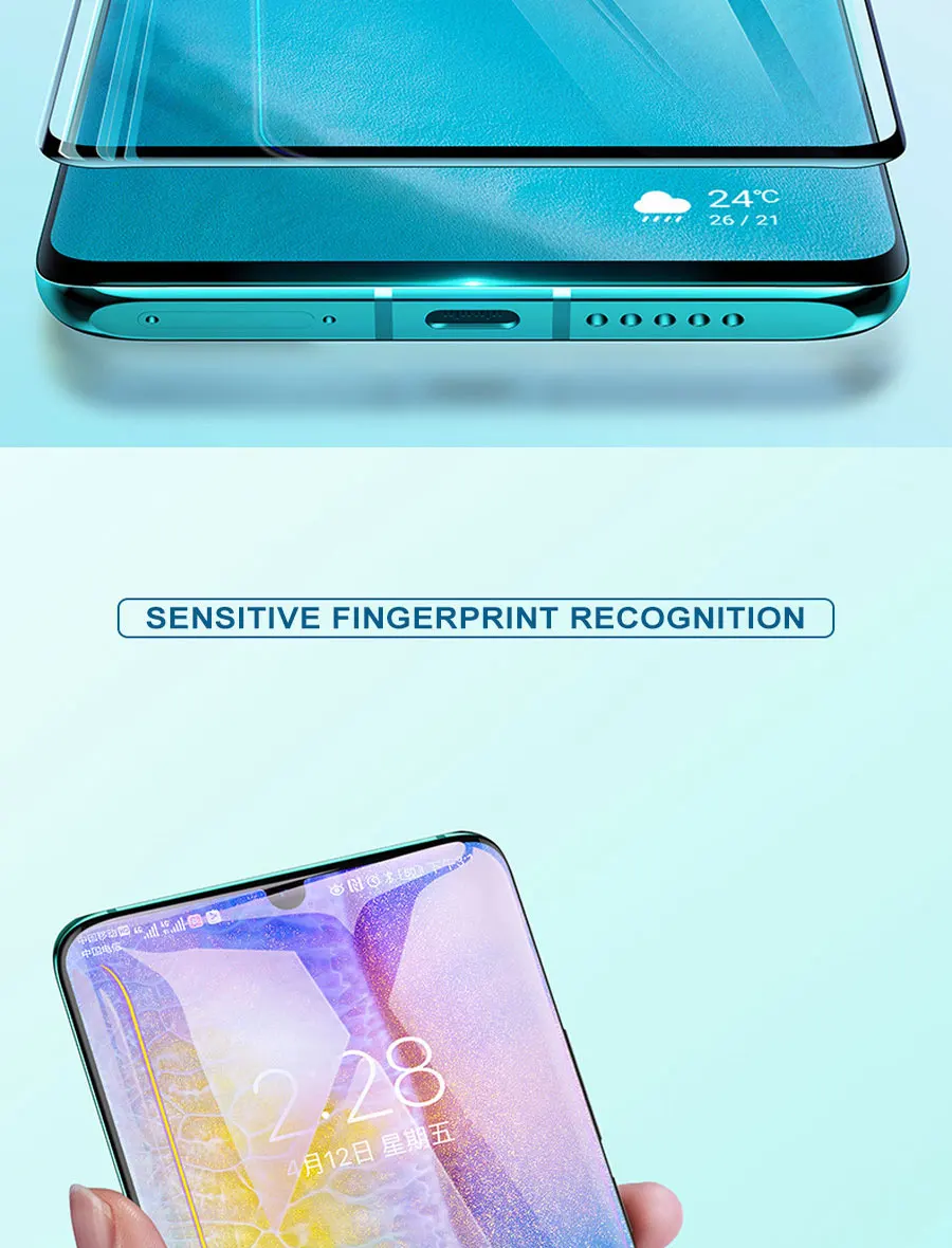 Закаленное стекло для huawei P30 Pro P30 Lite P smart Z Защита экрана для huawei mate 20 Pro 10 Lite 20 X защитное стекло