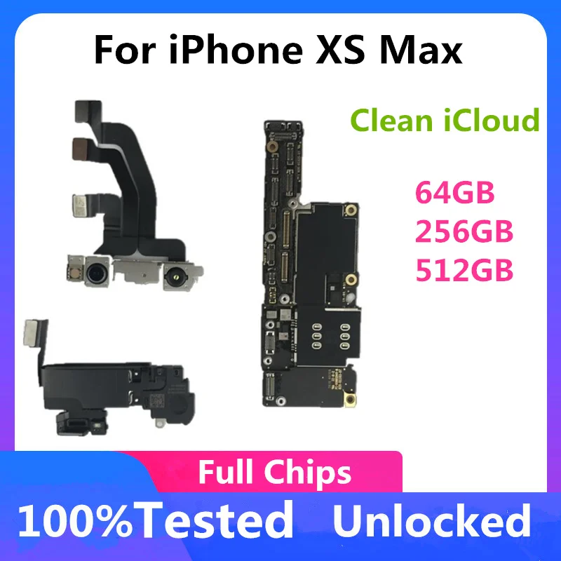 Материнская плата для IPhone XS Max с заводской разблокировкой 100% оригинальная