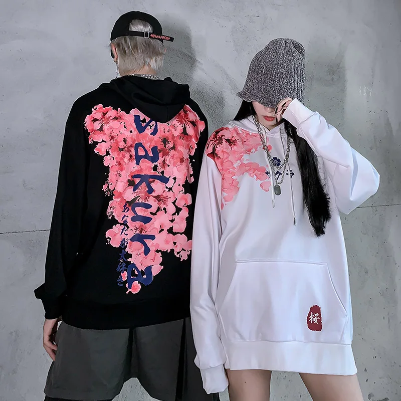 Мужская хлопковая толстовка с капюшоном в стиле хип хоп|Мужские толстовки и