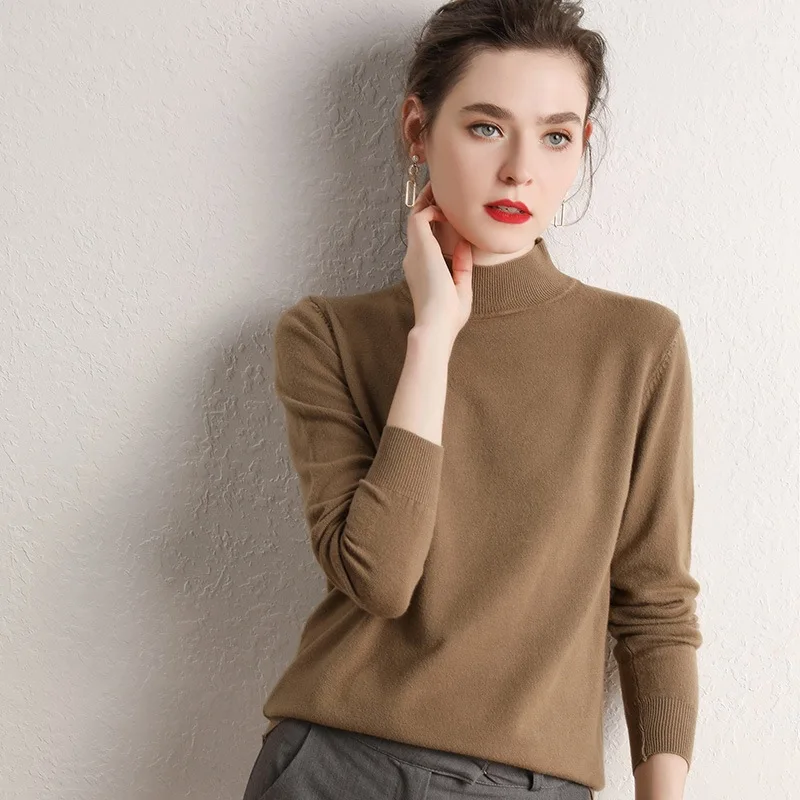 

Women Sweater 2020 New O-neck Female Long-sleeved Knitted Pullover Jumper Pull Femme Clothes White Slim Thin Casual Womenswear