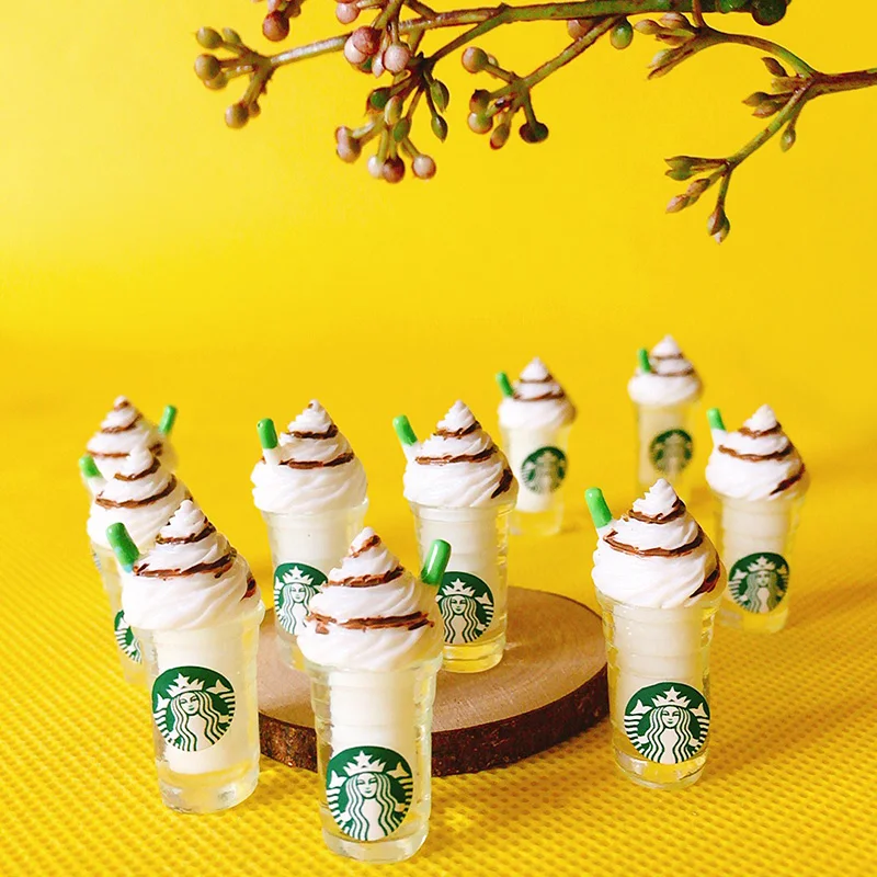 3 шт. чашка для мороженого frappucino соломенная дополнение пушистых слизи шармы