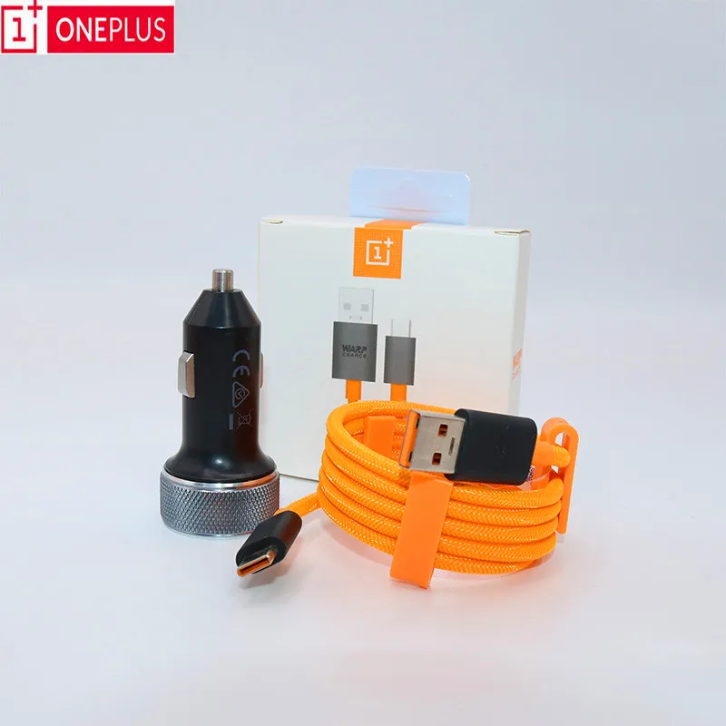 Оригинальное автомобильное зарядное устройство OnePlus 6 6T с кабелем Mclaren для 3T 5 5T 7pro
