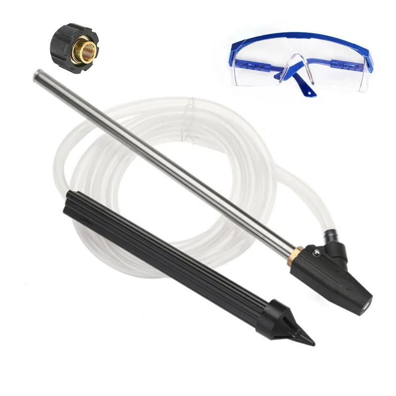 Присоска пескоструйная трубка Адаптер очки мойка давления очиститель | Дом и сад