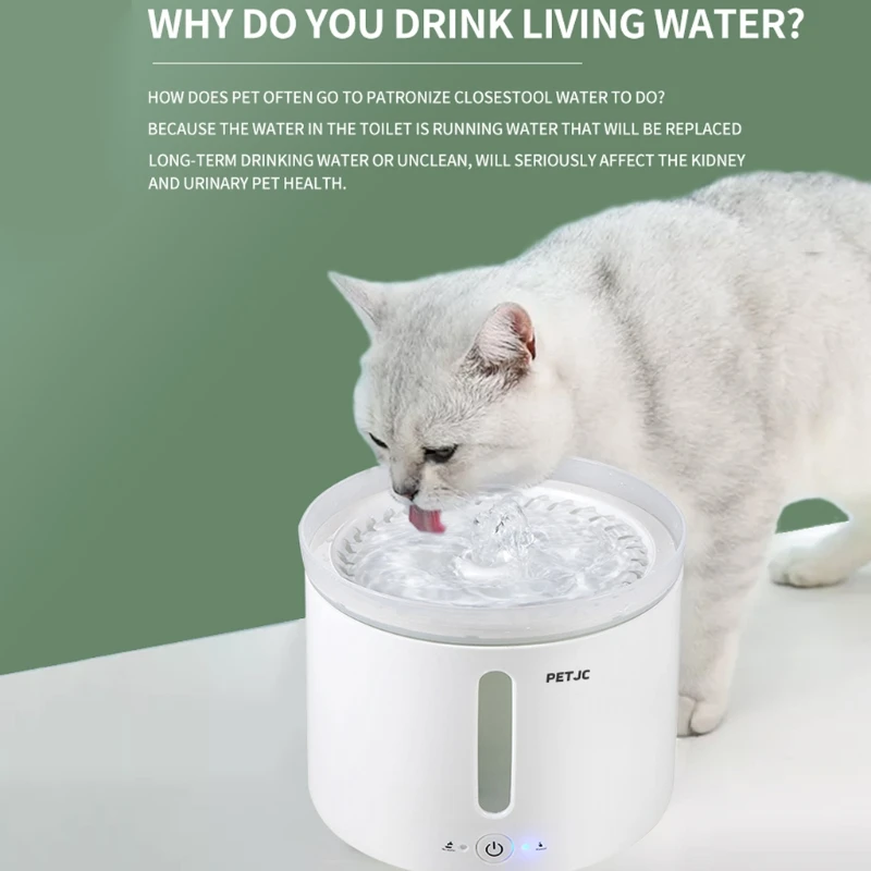 

Pet Fountain Automatic Water Fountain Dog Water Dispenser for cats, Dogs P9YB
