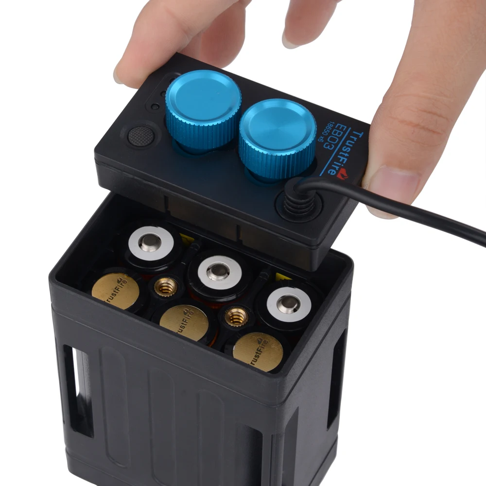 Чехол TrustFire EB03 6X18650 с аккумулятором зарядным устройством USB 8 4 в пост. Тока