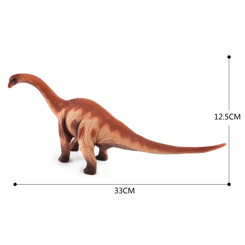 

Big Jurassic Dinosaur Simulation Brontosaurus Toy Soft PVC Figures Hand Painted Animal Model Collection Toys for Children Gift
