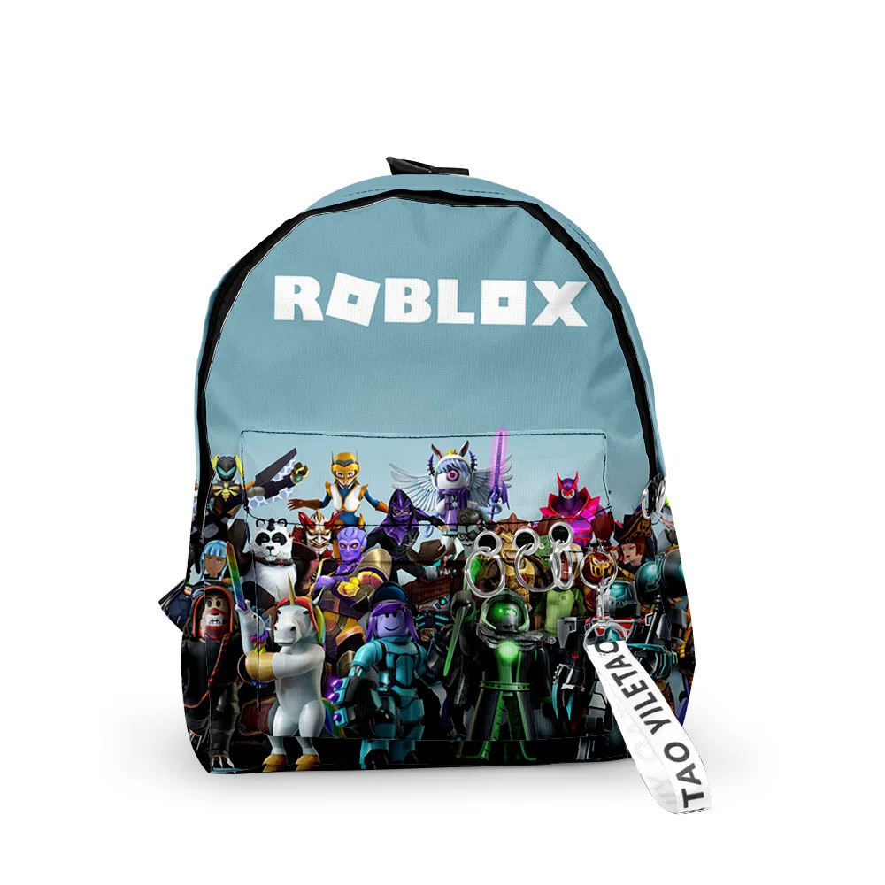 Рюкзак Roblox для студентов школьная сумка водонепроницаемая из ткани Оксфорд в