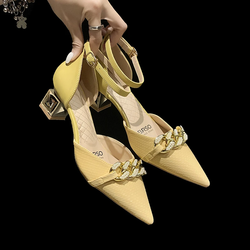 

High Heels Women Shoes Summer Fashion Women's Sandals Office Ladies Female Pumps Shoes Wedding Shoes for Women Bride