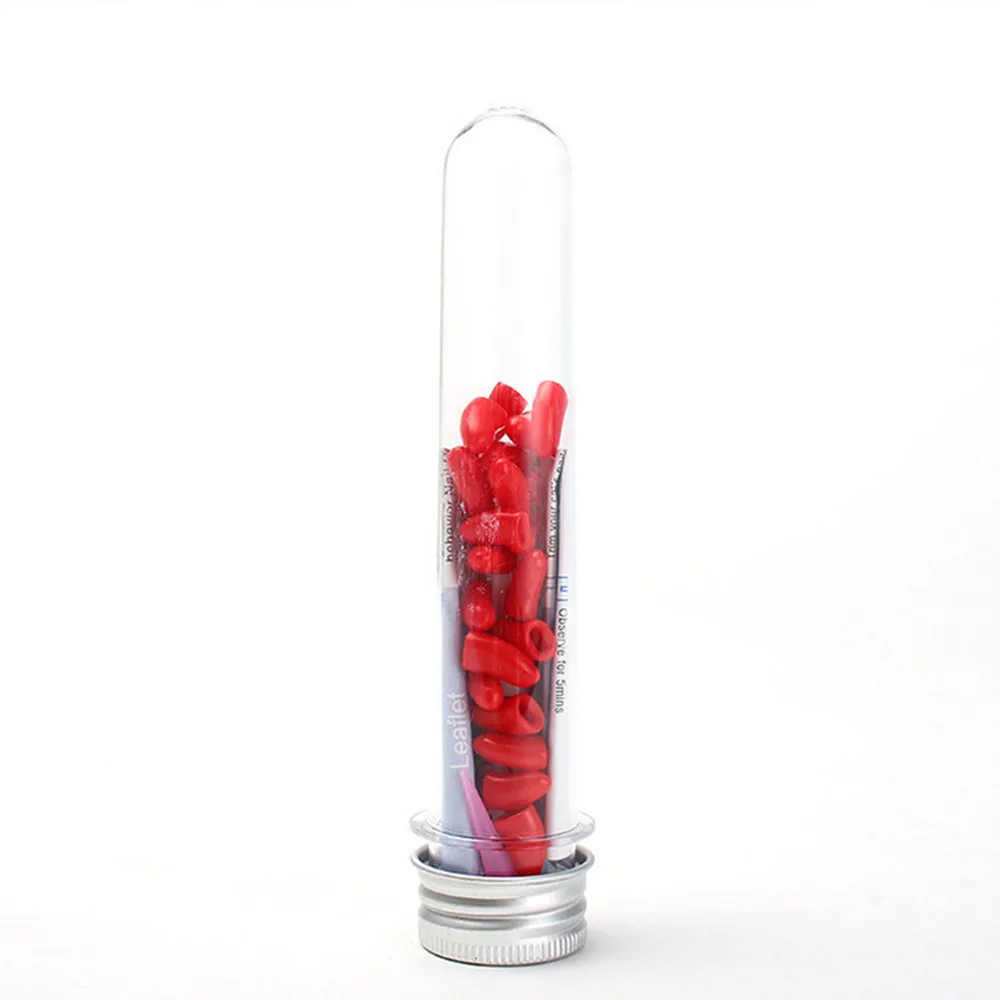 Пластиковые лабораторные пробирки Металлические колпачки винтовая верхняя