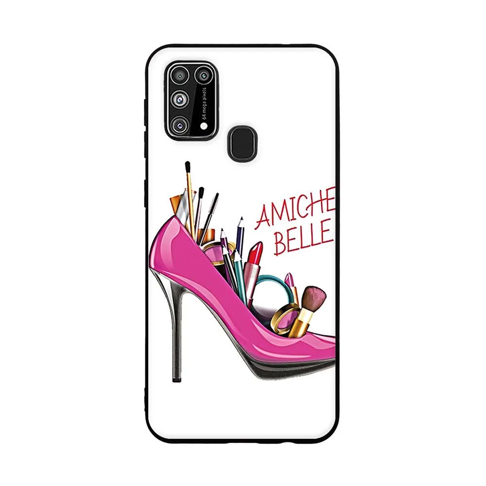 

For Samsung Galaxy M31 M 31 SM-M315F Case Silicone TPU Capa For Samsung M31 M 31 M315F Cover Flowers Funda For Samsung M31 Coque