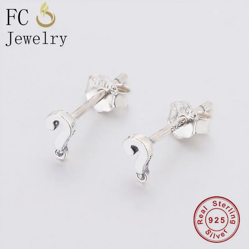 Серьги гвоздики из 100% серебра 925 пробы геометрической формы Для Пирсинга Ушей