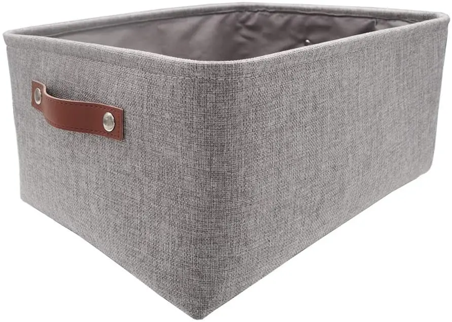 

Laundry Cube Canvas Storage Box Fabric Storage Basket for Clothes Folding Nursery Underwear Toy Organizer