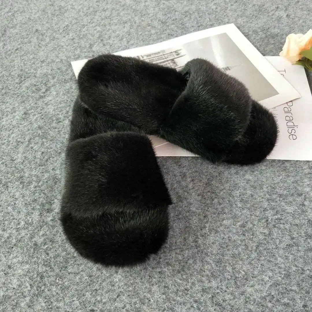 Домашние теплые женские тапочки Милые зимние меховые домашние с единорогом из