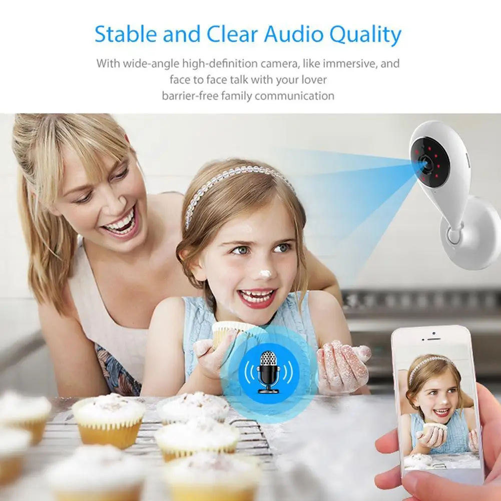 Сетевая камера с монитором NEO COOLCAM сетевая поддержкой Wi-Fi 720P беспроводная