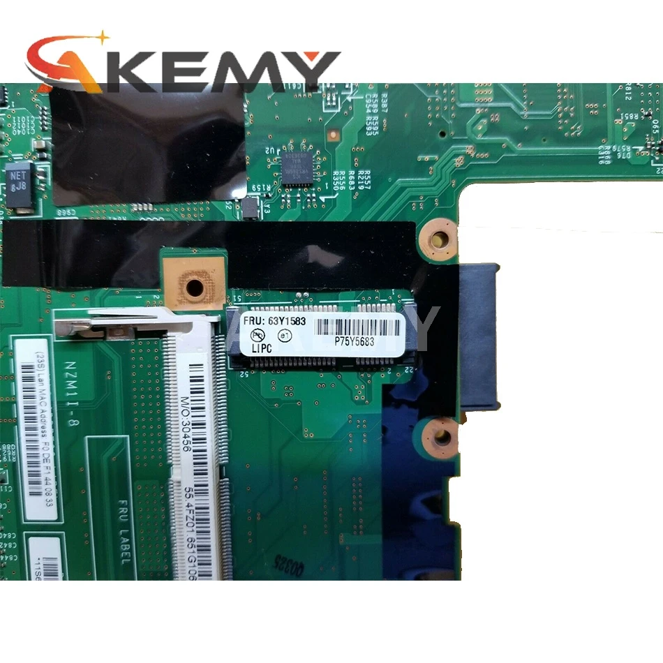 

63Y1483 75Y4066 60Y5713 04W0503 laptop Motherboard For LENOVO Thinkpad T410 T410I NZM1I-8 Mainboard HM55