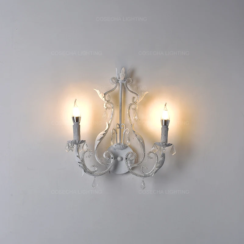 Люстра для спальни девочек подвесной светильник с розовыми кристаллами