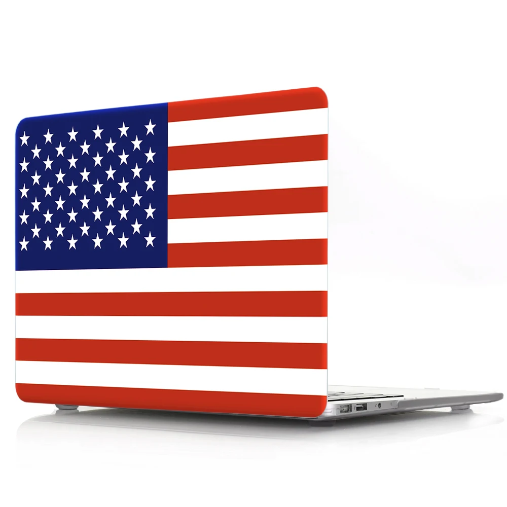 Чехол HRH для ноутбука с американским флагом США защитный жесткий чехол Macbook Pro Retina