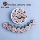 20 шт., деревянные зажимы для соски-пустышки