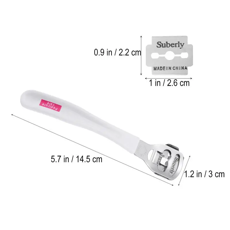 Мозоль для ног кутикула удаления твердой кожи Рашпиль резак с 20 лезвиями