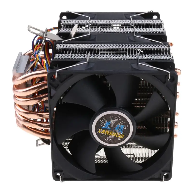 Высокое качество 6 тепловых трубок двухбашенный вентилятор охлаждения поддержка