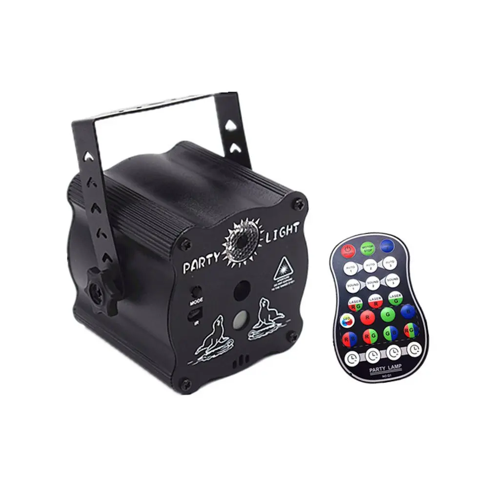

LED Laser Light Mini Laser Light Stage Light Sound Control Flashlight Decoration Starry Sky Projector Light Atmosphere Light