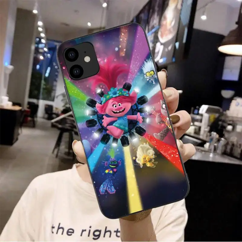 

0 Animated Movie Trolls World Tour Phone Case For Iphone 6 6s 7 8 Plus XR X XS 11 12 Pro Mini Max