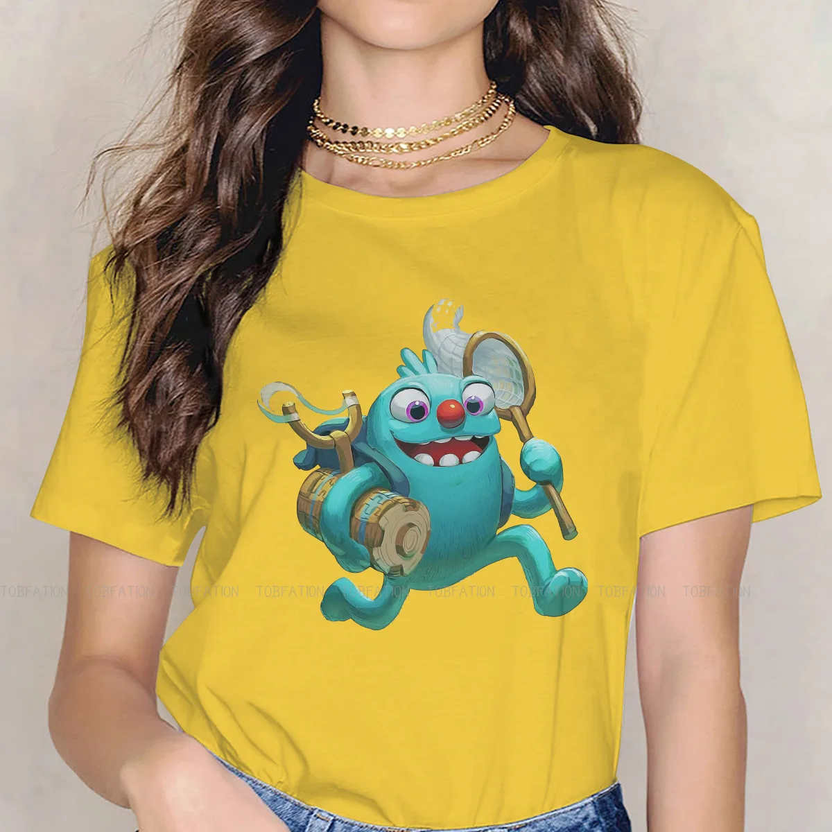 

Bugsnax Game Crewneck TShirts New Character Distinctive 4XL 5XLHomme T Shirt New Trend Tops Size S-6XL