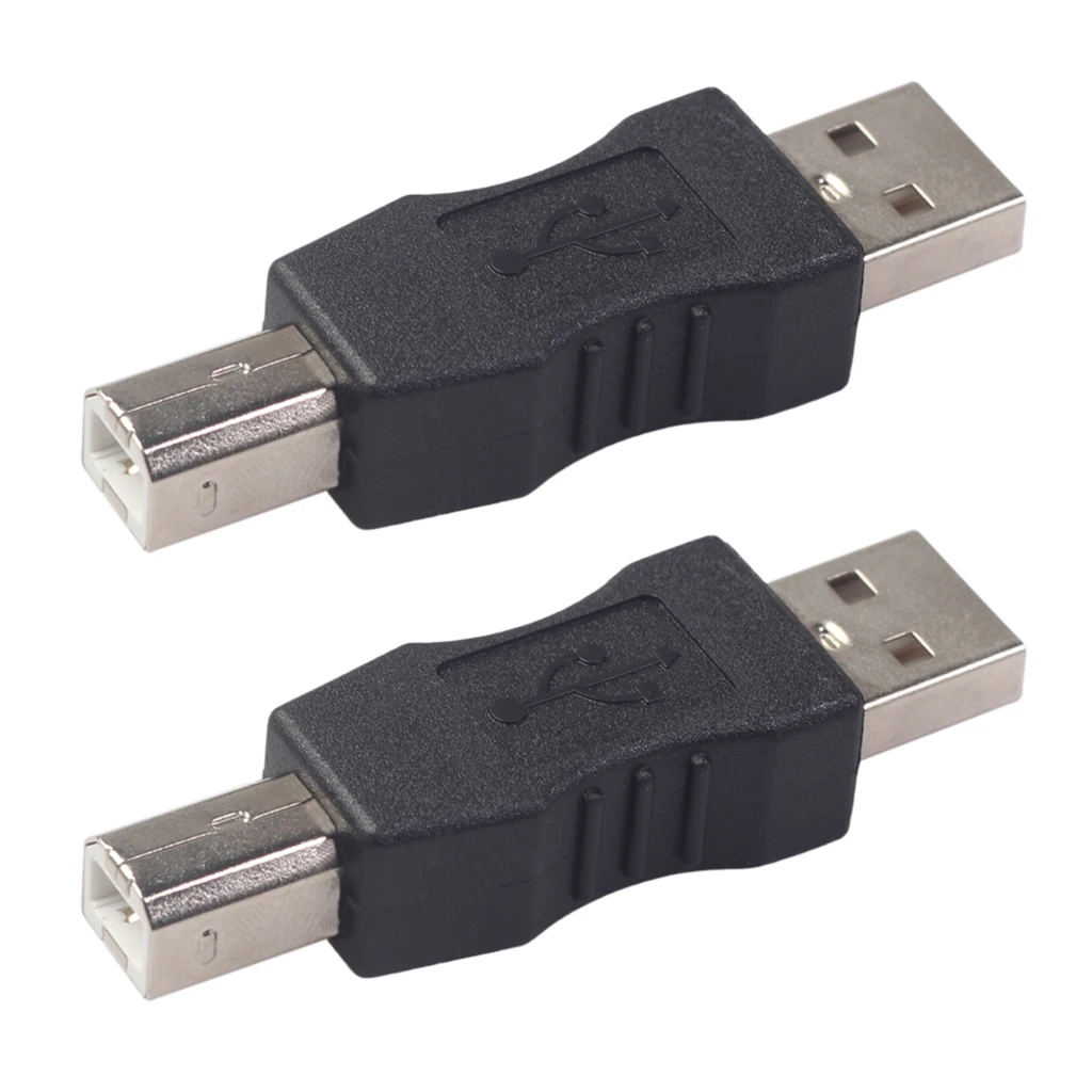 

2x USB принтер Порты и разъёмы Тип A входящий штекер Тип USB B Штекерный соединитель адаптер конвертер