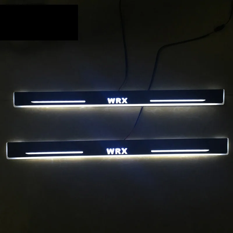 

Welcome Pedal Lights For Subaru WRX 2015 2016 2017 2018 Pedal car Door Sill Pathway Lamps led thresholds scuff plates Avante md