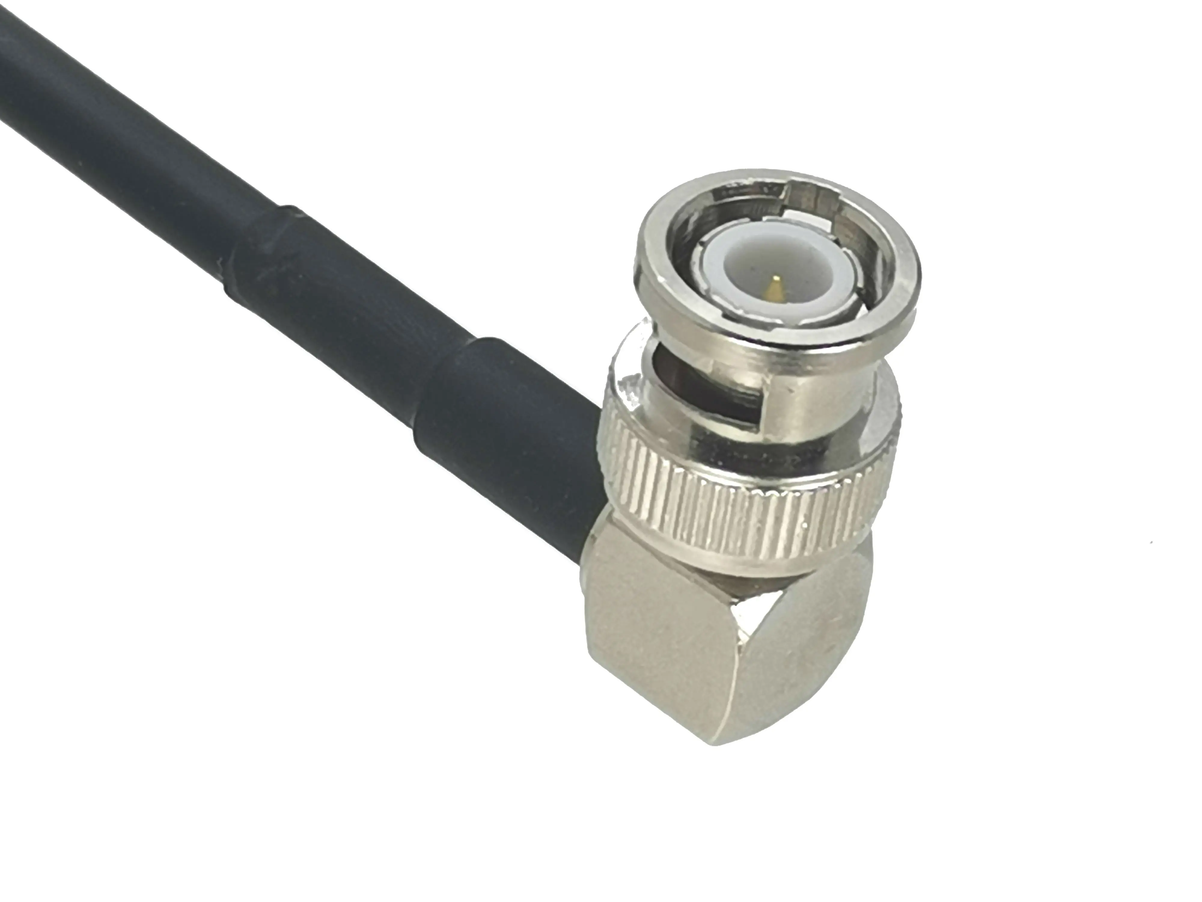 1 шт. штекер RG58 UHF PL259 RA-BNC прямоугольный коннектор RF коаксиальный телефон 4 дюйма ~ 50