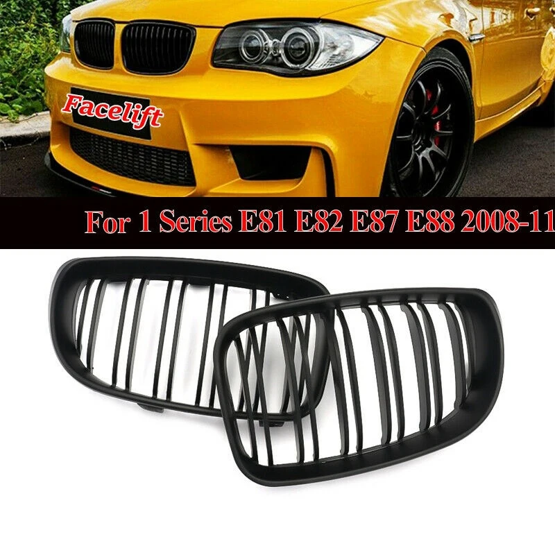 2 шт. Решетка переднего бампера автомобиля для-BMW E81/E82/E87/E88 120I 125I 128I 135I 2007-2013 51137166439
