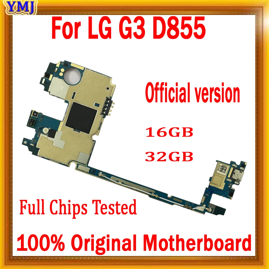 Официальная версия материнской платы для LG G3 D855 с системой Android 100% оригинальная