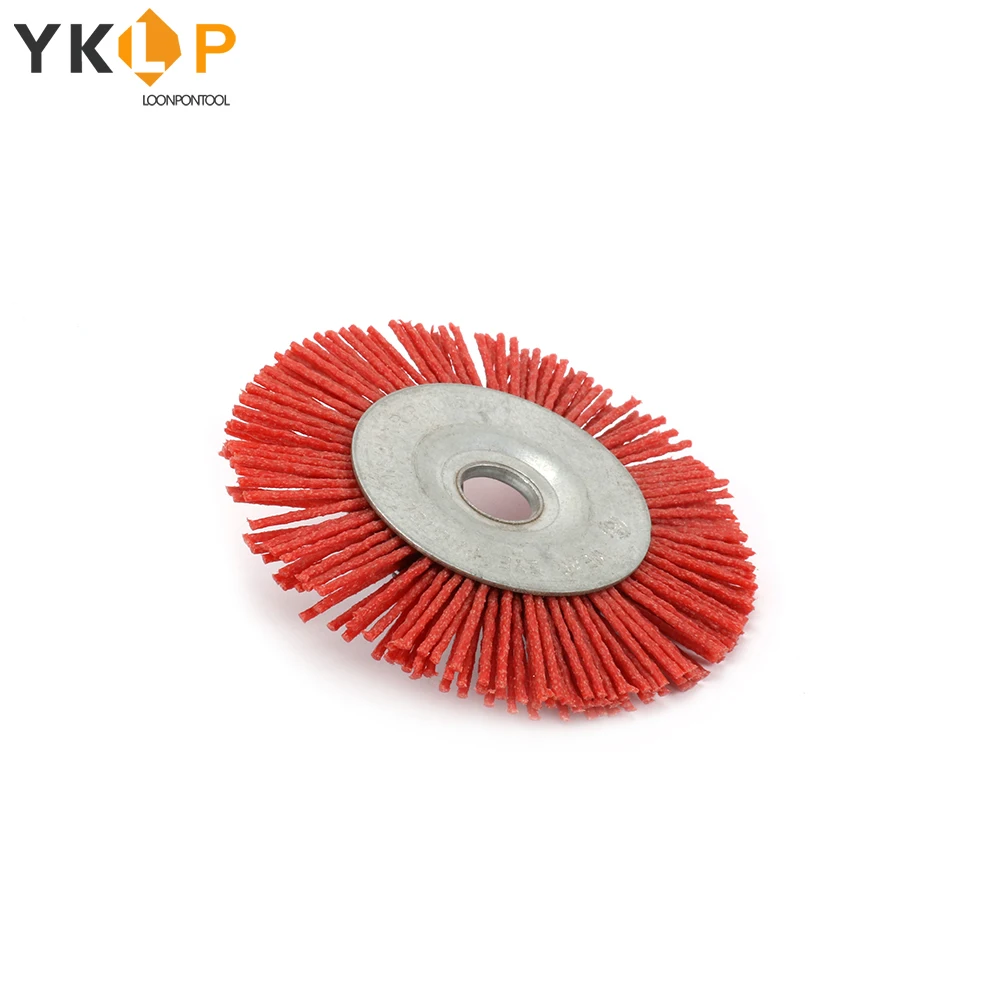 Нейлоновая зубчатая щетка 110 мм диаметр 13 для мебели по дереву шлифования металла