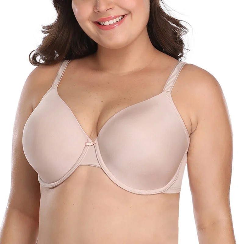 Женские бюстгальтеры больших размеров с полной чашечкой женские гладкие уютные