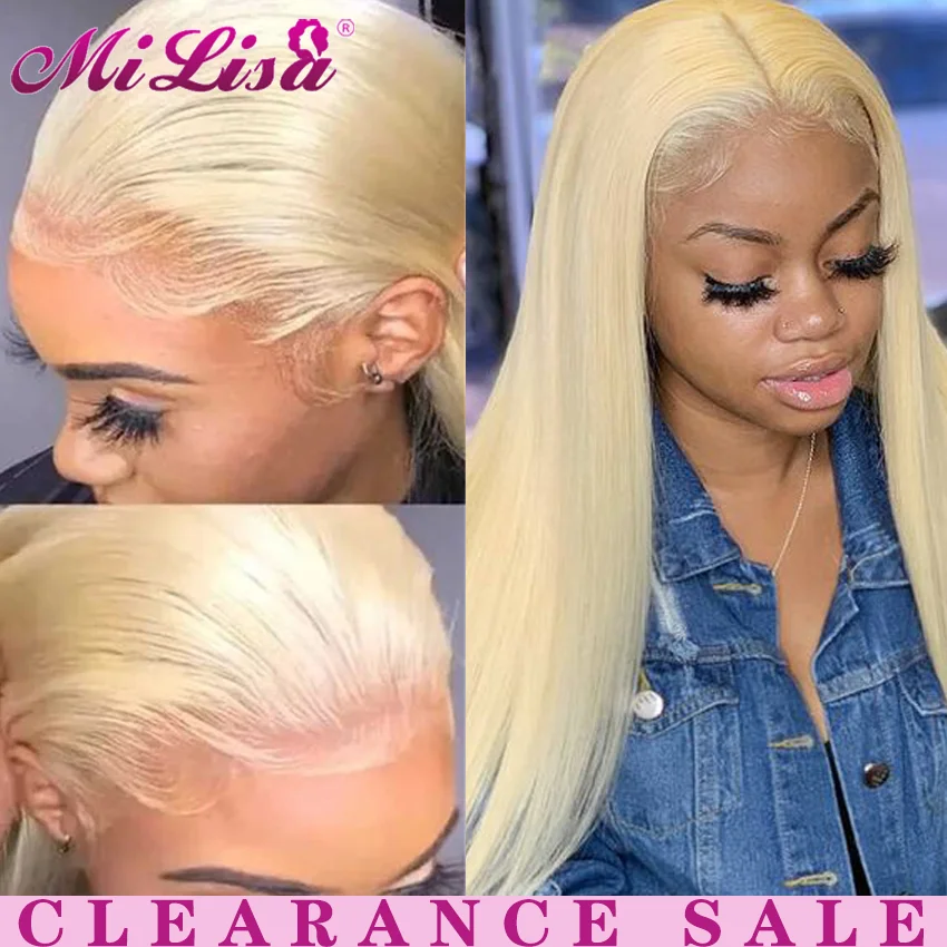 

613 Lace Front Wig Brazilian 13×6 Lace Front Human Hair Wigs With Baby Hair Remy Straight Hair T Part Lace Frontal Wig For Woman
