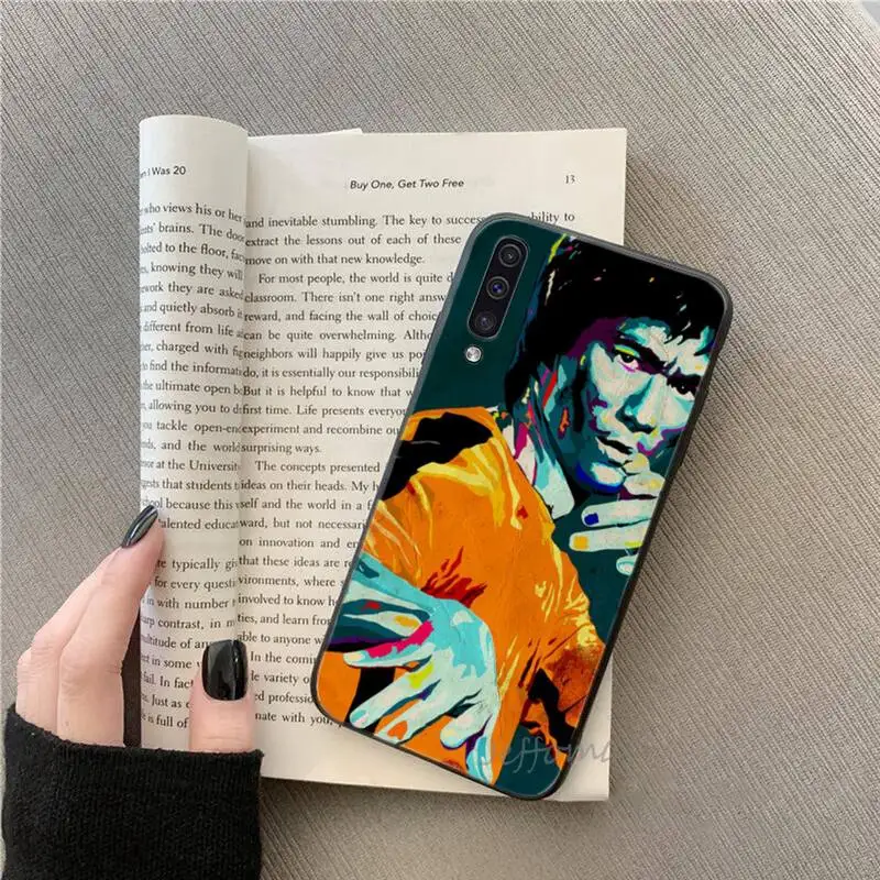 

Bruce Lee China Kung Fu Phone Cases For Samsung galaxy S note 7 8 9 10 20 fe edge A 6 10 20 30 50 51 70 lite plus cover shell